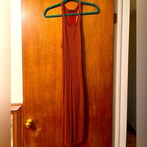 Racerback Ribbed Mini Dress